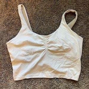 Lululemon Cropped Align Tank Top - White